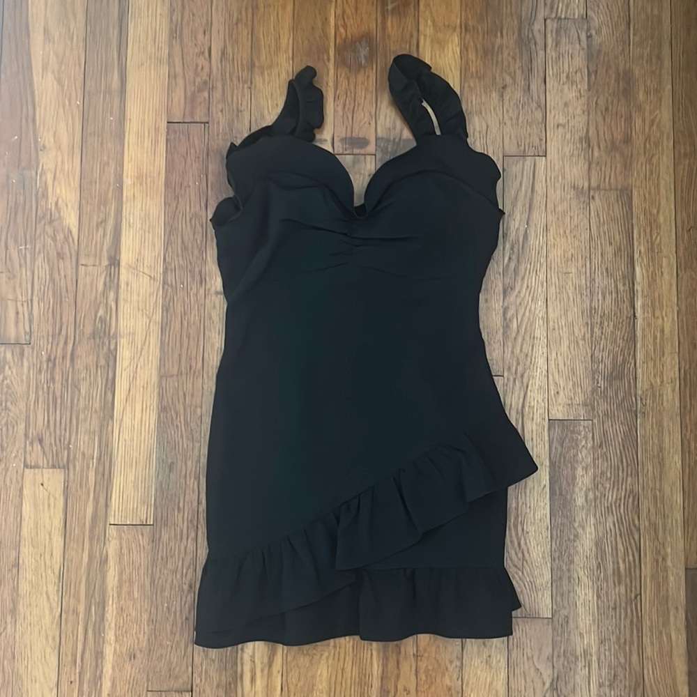 Lovers and Friends Black Mini Dress with ruffles - NEVER WORN!!!